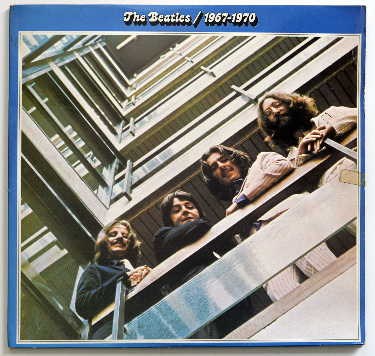 High Resolution Photo THE BEATLES 1967-1970 ( Blue Album Gatefold Cover ) 